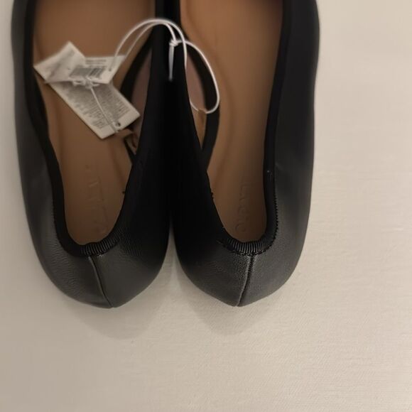 Black Ballet Flats Womens 8 Comfort Old Navy - Picture 3 of 4